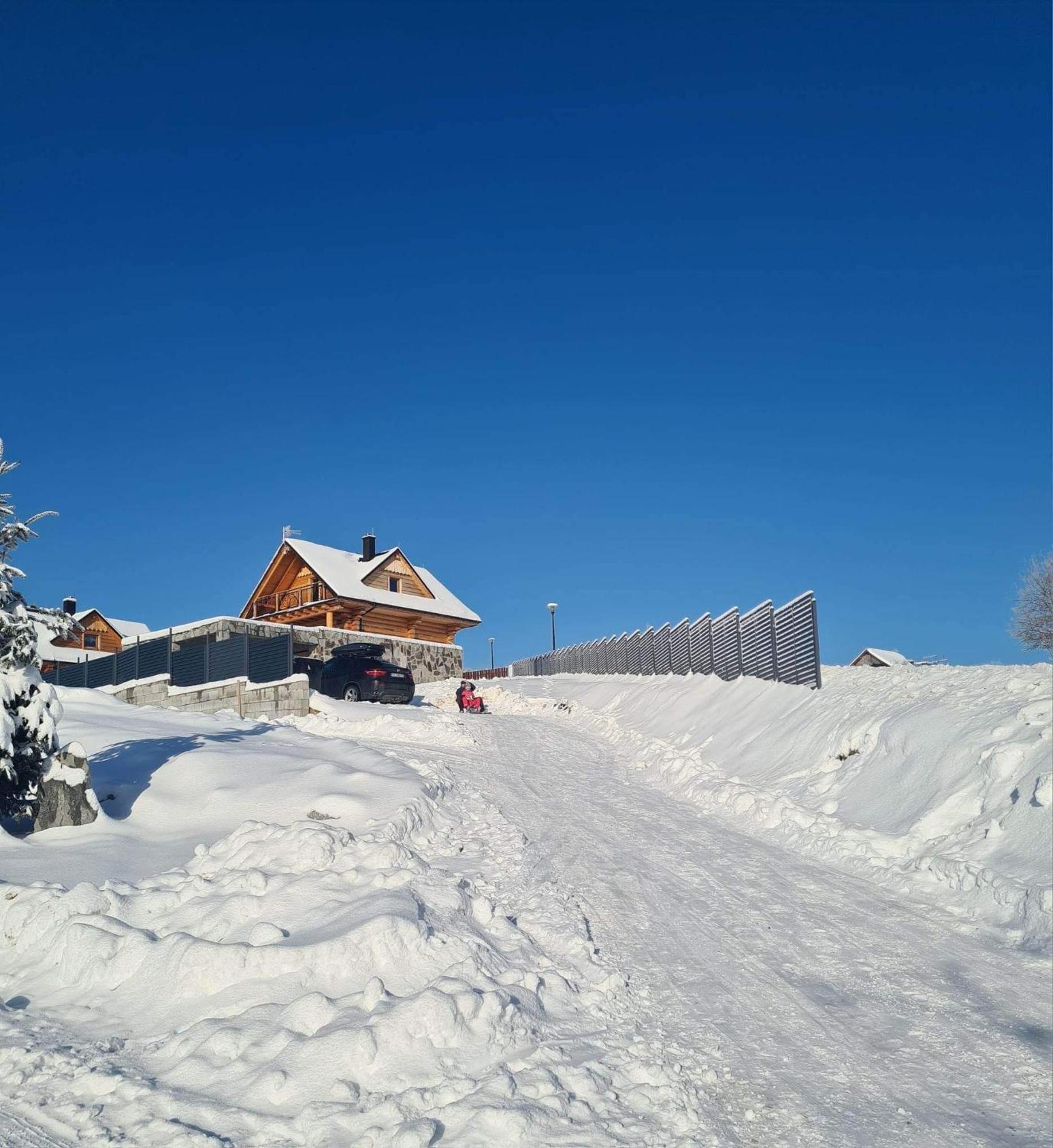 Zloty Gron Log Houses & Apartments Istebna Exterior foto